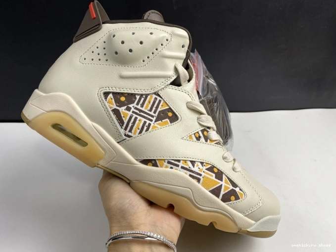Rep Quai54 AIR CZ4152-100 Retro 6 Jordan (2020) Sail Brown 0808